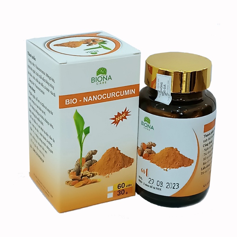 Bio Nano Curcumin Biona – Bột nghệ nano nguyên chất, 30g