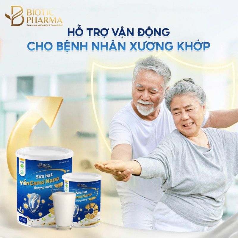 Sữa Hạt Yến Canxi Nano Thượng Hạng Plus Biotic – Cho trẻ từ 3 tuổi và người lớn